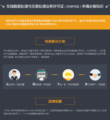 EDI许可证 在线数据处理与交易业务的合法通行证